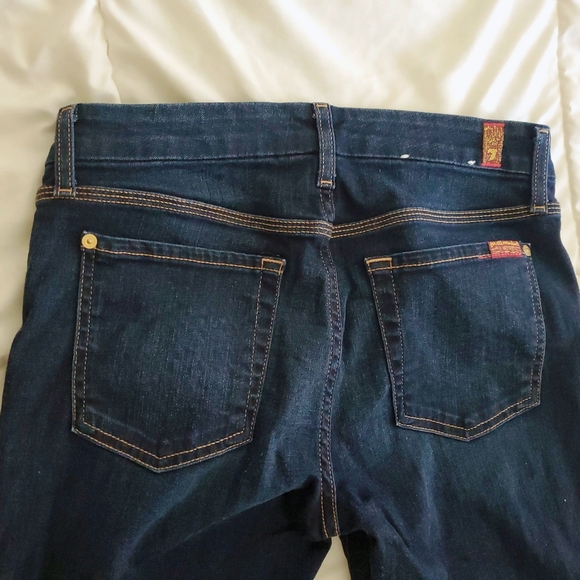 7 For All Mankind Straight Ankle Jeans - Picture 3 of 4